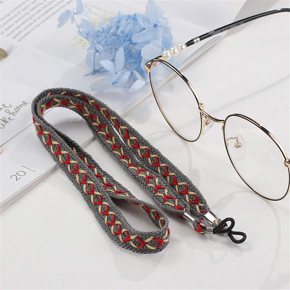 Szalik na okulary przeciwsłoneczne, Okulary przeciwsłoneczne w stylu retro, damskie, łańcuszek, zawieszka na szyję, okulary do użytku na zewnątrz w podróży