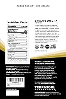 Vista 2 de Superalimentos orgánicos Terrasoul, lúcuma en polvo