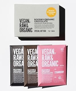 Amazon | トレテス ヴィーガン ローシク オーガニック チョコレート 【ギフト】有機JAS vegan chocolate organic & raw 板チョコ チョコ ビーガン ローチョコレート 37g×3枚 ギフトボックス入り(ハイカカオ コーヒー ストロベリー) | トレテス | 板チョコ・チョコバー 通販