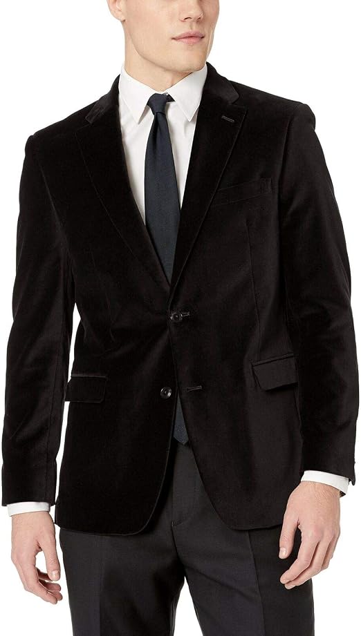 Tommy Hilfiger Blazer de terciopelo de ajuste moderno para hombre, Blazer  de terciopelo de ajuste moderno., Negro : Ropa, Zapatos y Joyería -  Amazon.com