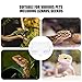 Milisten Secure Reptile Feeder Cup Bearded Dragon Water Dish Lizard Feeder Gecko Food Dish Chameleon Feeding Bowl Reptile Bowl for Snake