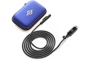 Surface Go Charger Cable: KABCON Surface Connect to USB C Charging Cable