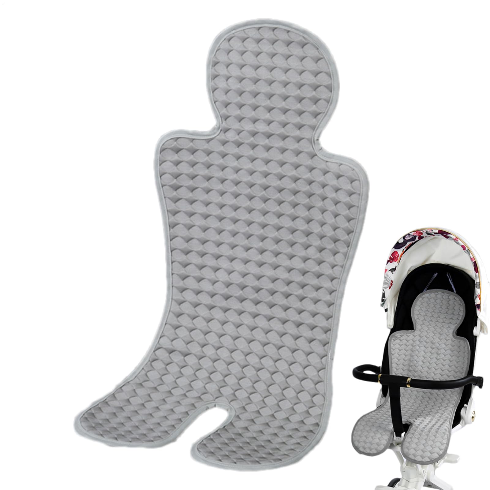 Baby Car Seat Cooling Pad, Multifunctional Baby Cooling Pad, Baby Cooling Pad for Stroller, Swing Cradle Stroller Cold Mat Cushion, Breathable Stroller Cold Mat