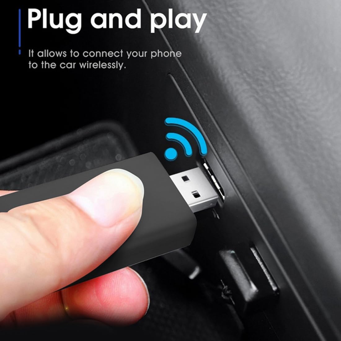 iPhone draadloze Carplay-adapter voor