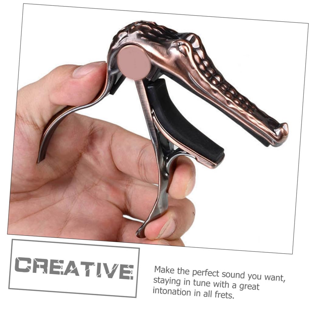 HEMOTON Cejilla De Guitarra Acústica/eléctrica De 3 Piezas Accesorio De Afinación Material Seguro Y Resistente.