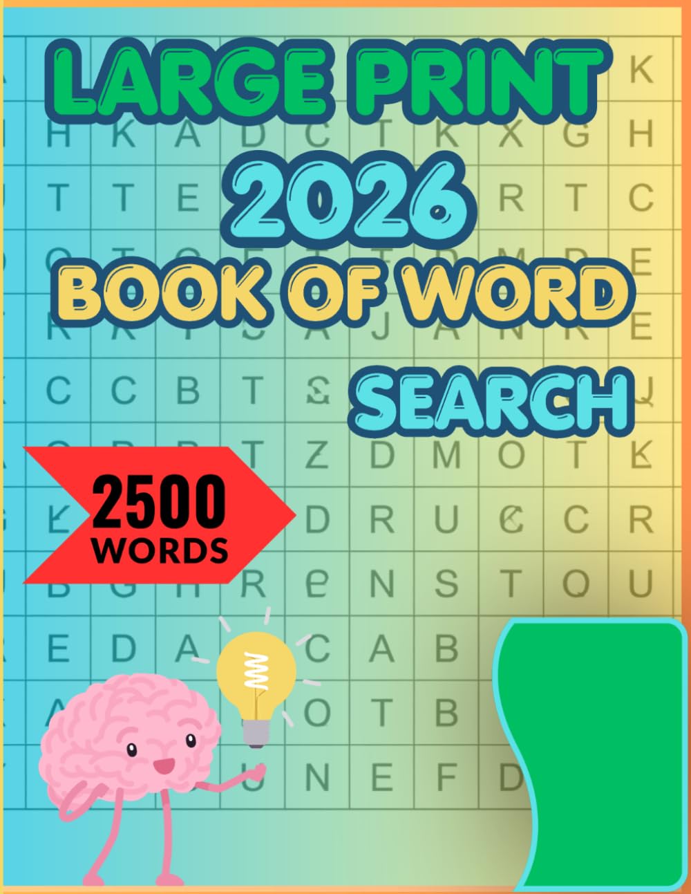 Big Book of Word Search – 2500 New Words: Relaxing Word Search Puzzle Book for Adults and Seniors | Large Print | Giant and Fun Word Find for Adults