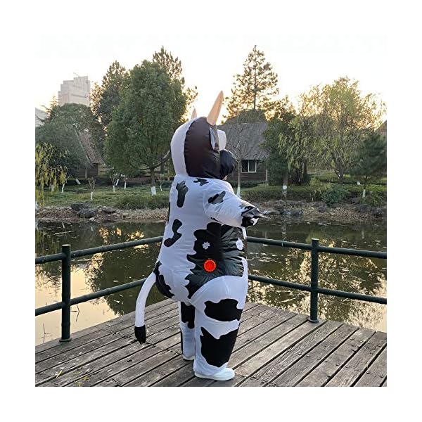 Arokibui inflatable cow costume for women funny blow up costume for cosplay party festival halloween costume adult size - image 4