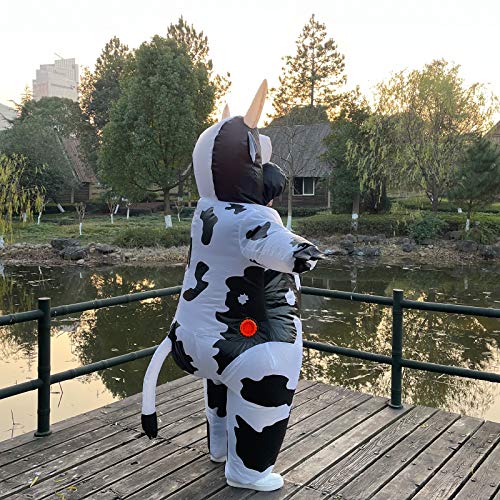 Arokibui inflatable cow costume for women funny blow up costume for cosplay party festival halloween costume adult size 3 Arokibui inflatable cow costume for women funny blow up costume for cosplay party festival halloween costume adult size - image 4