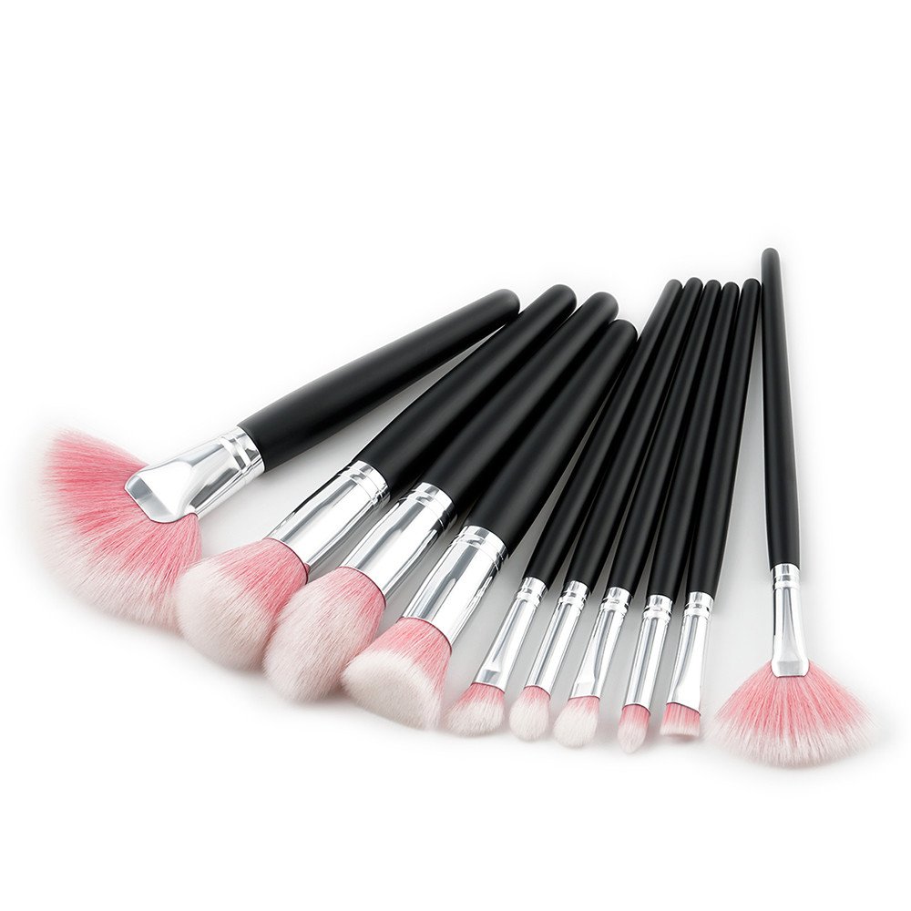 10 Stücke Kosmetische Augenbraue Lidschatten Pinsel Make-Up Pinsel Sets Kits Werkzeuge Make-Up Pinsel Reinigung Matte
