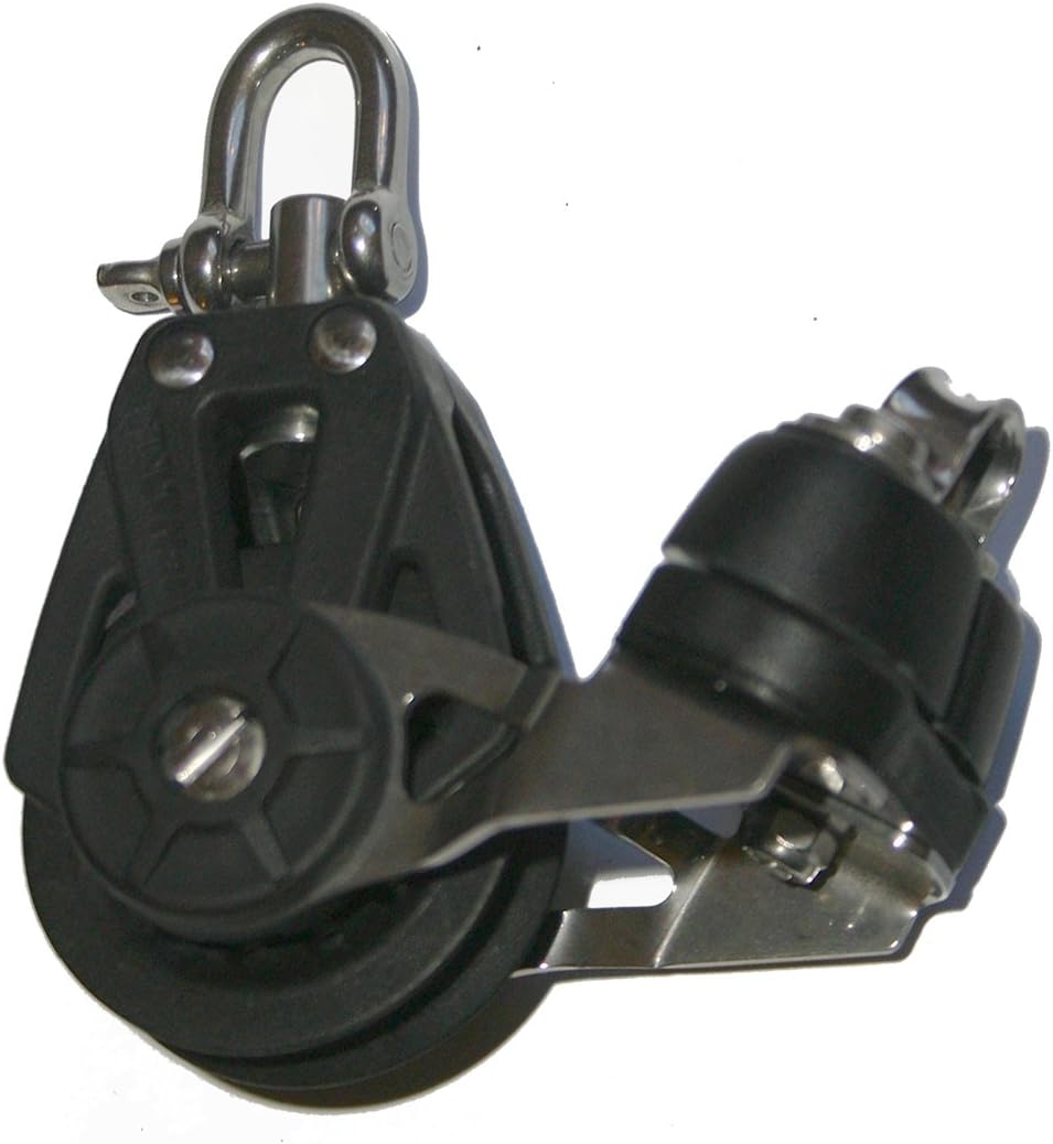 Nautos # 95312- Plain LINE 45 MM - Single Swivel with CAM- Sailboat Hardware