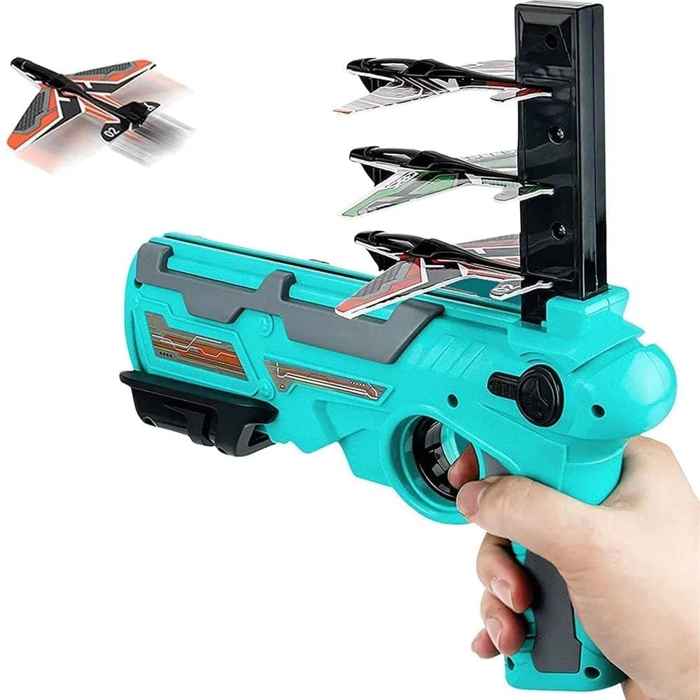 CHIRANSI Airplane Launcher Toy Catapult Gun with 4 Foam aircrafts,Catapult Gun with 4 Foam Planes,Perfect for Shooting Games(Multicolor) (Pack of 1) (Airplane Launcher Gun) (B0CRHFHFFY) Amazon Price History, Amazon Price Tracker