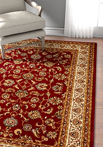 Well Woven Barclay Sarouk Red Traditional Area Rug 2'7'' X 9'6'' Runner