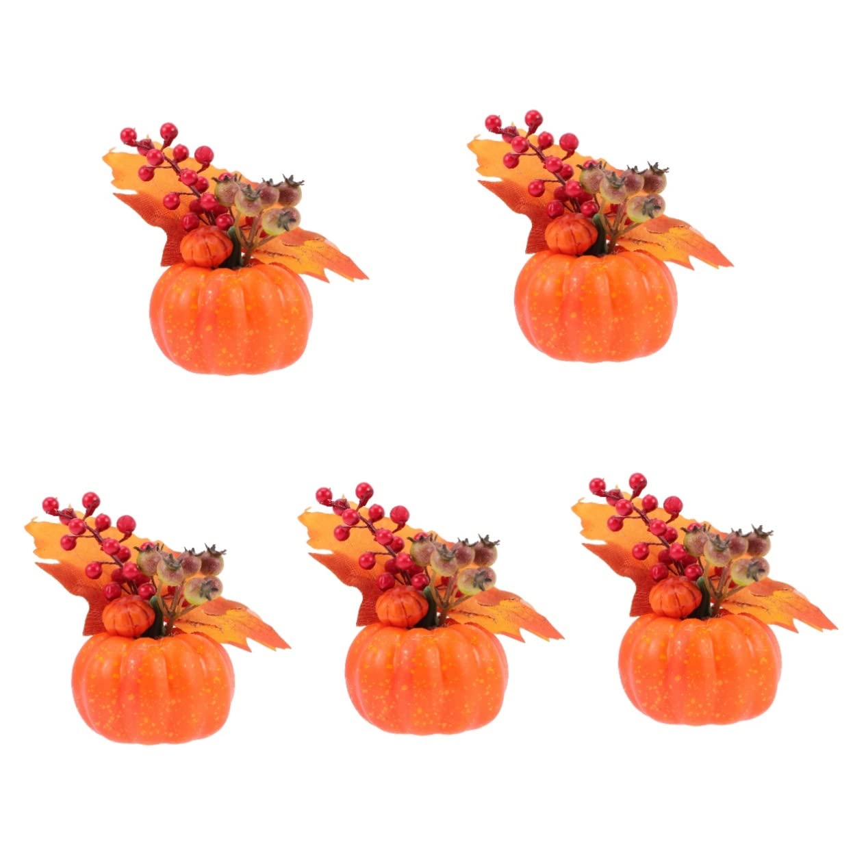 Alipis 5 Pezzi Di Zucca Artificiale Festa Del Ringraziamento Decorazione Artigianale Schiuma Di Zucca Finta Per La Decorazione Domestica Decorazioni Per La Casa Finta