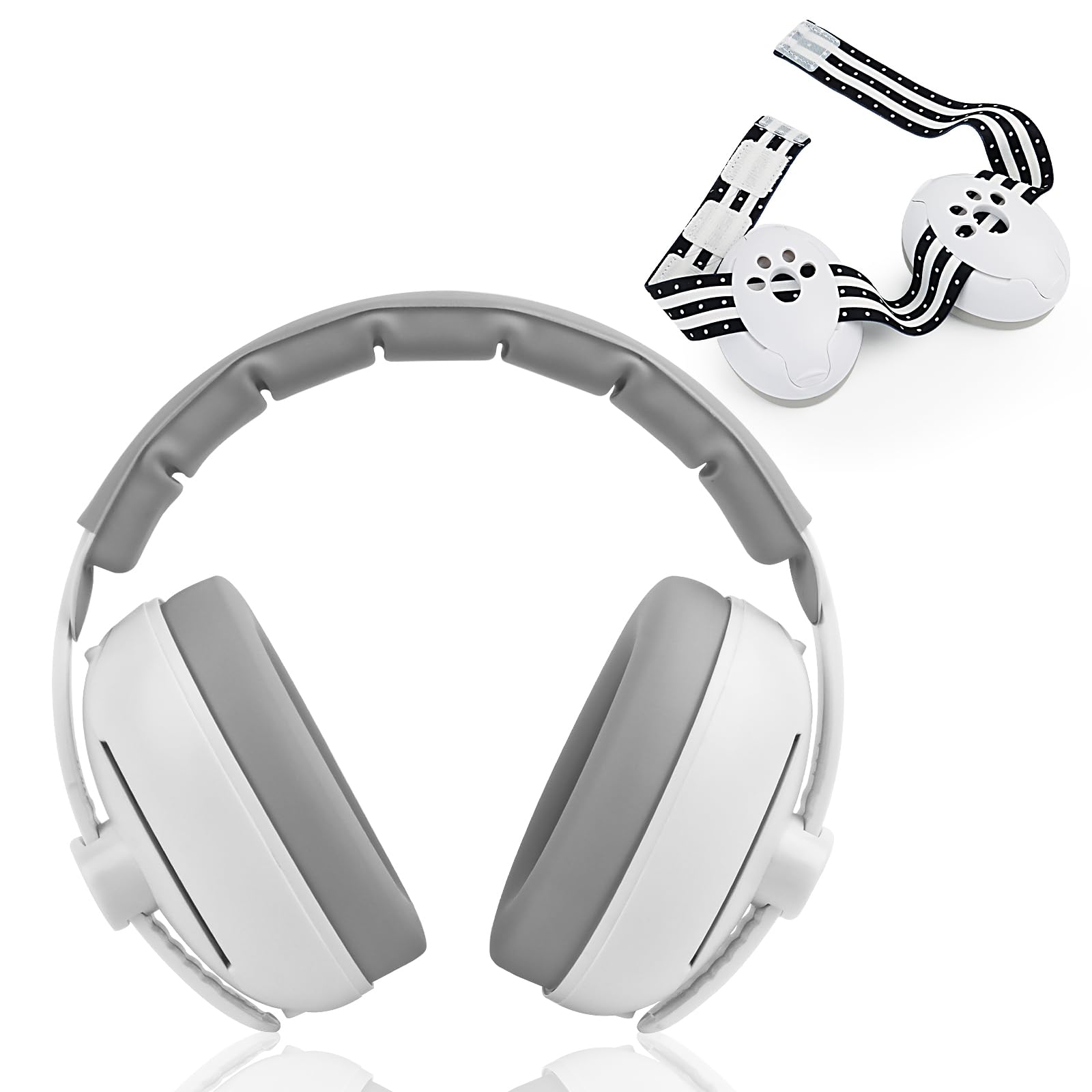 Cache-oreilles 2 en 1 bébé YARVPUV