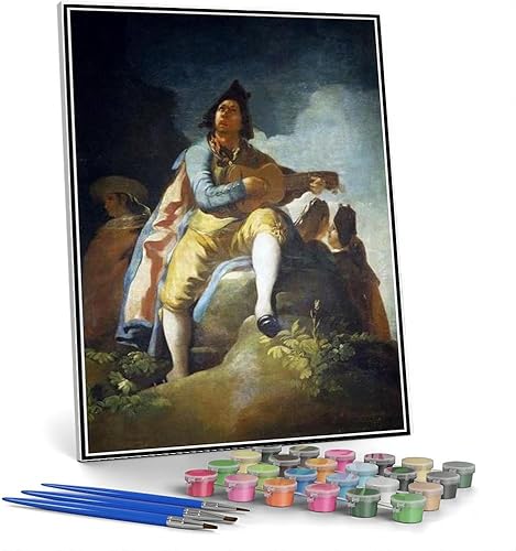 Miniatura 8 de Pintura por Números para Adultos Goya asistido por Doctor Arrieta Pintura por Francisco Goya Kit de Pintura por Números sobre Lienzo para