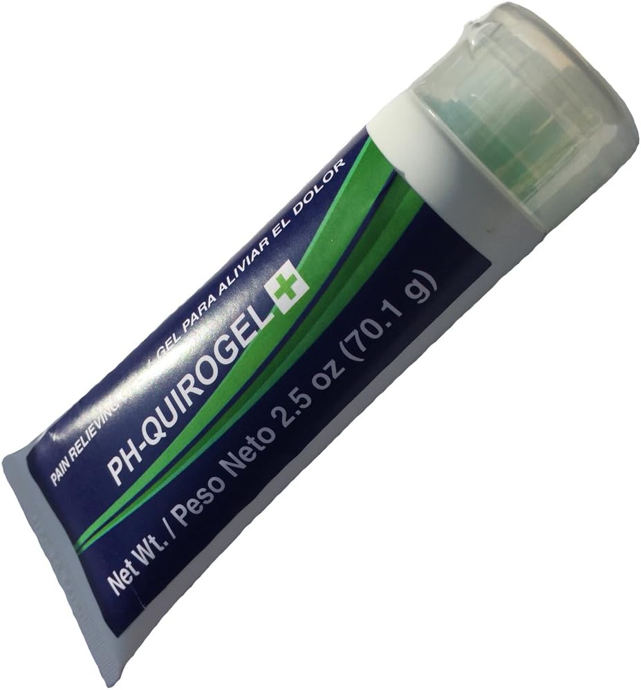 PH-QUIROGEL + Pain Relief Gel Since 1998, Muscles and Joints Soothing for Lower Back, Sciatica, Knees, Neck, Arthritis... NATURAL & PARABENS FREE