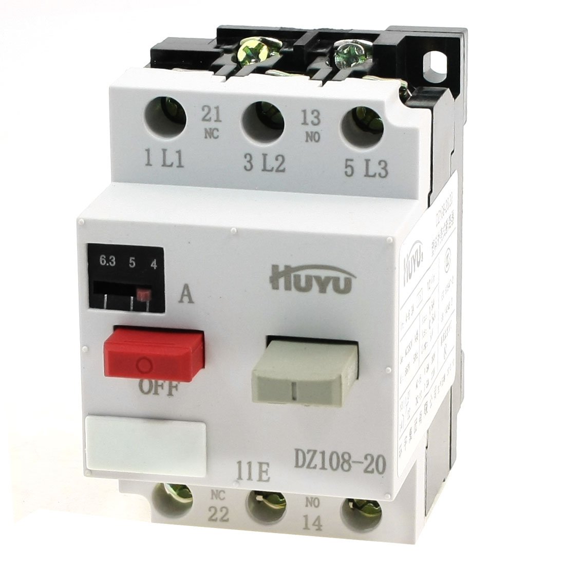 Circuit breaker Ui660V 6kV et commutateur marche arrêt 3 pole pour moteur d'atelier