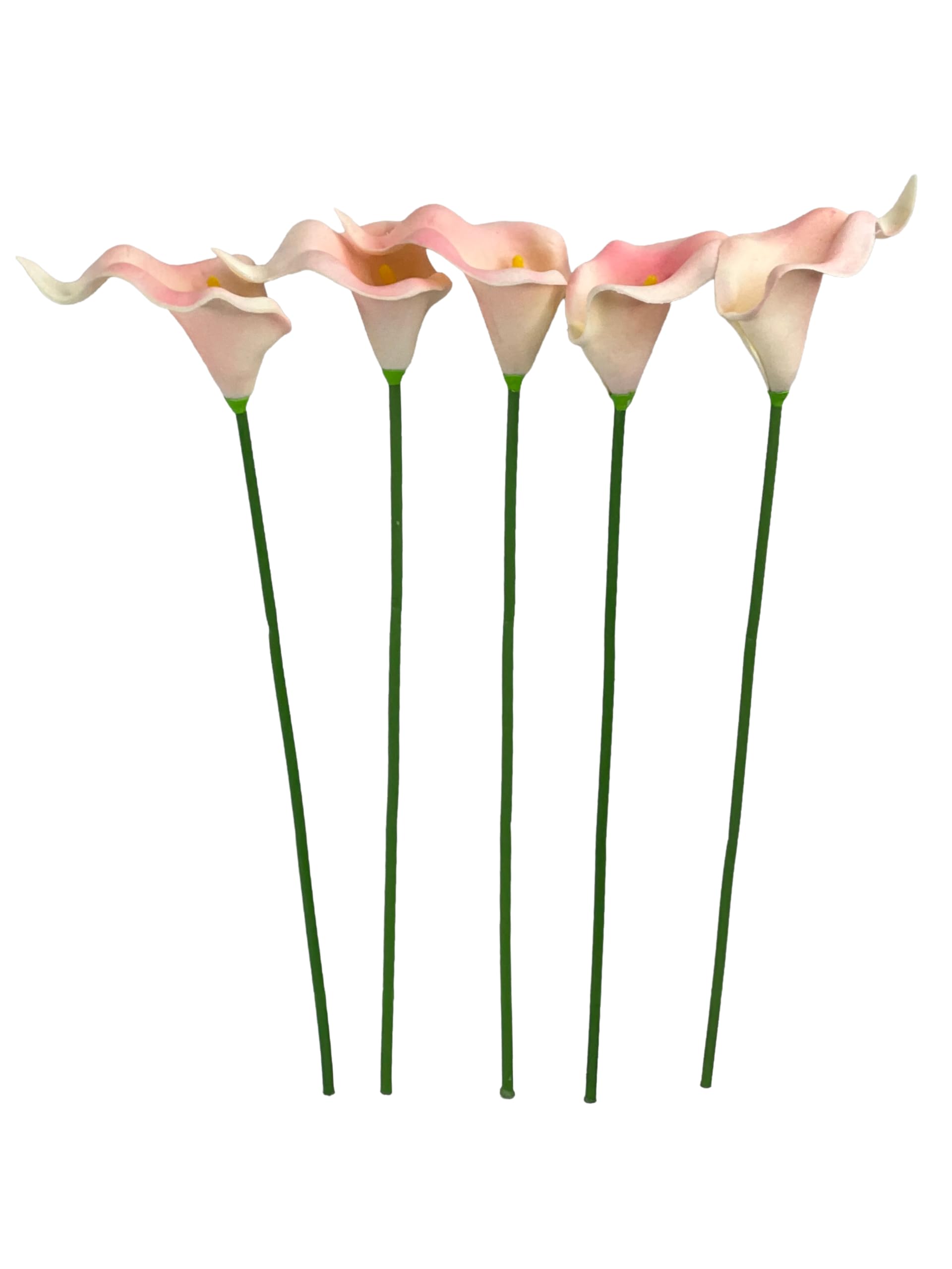 Elegant Artificial Calla Lilies - Realistic Flower Sticks -5 Elegant Artificial Calla Lilies - Realistic Flower Sticks -5
