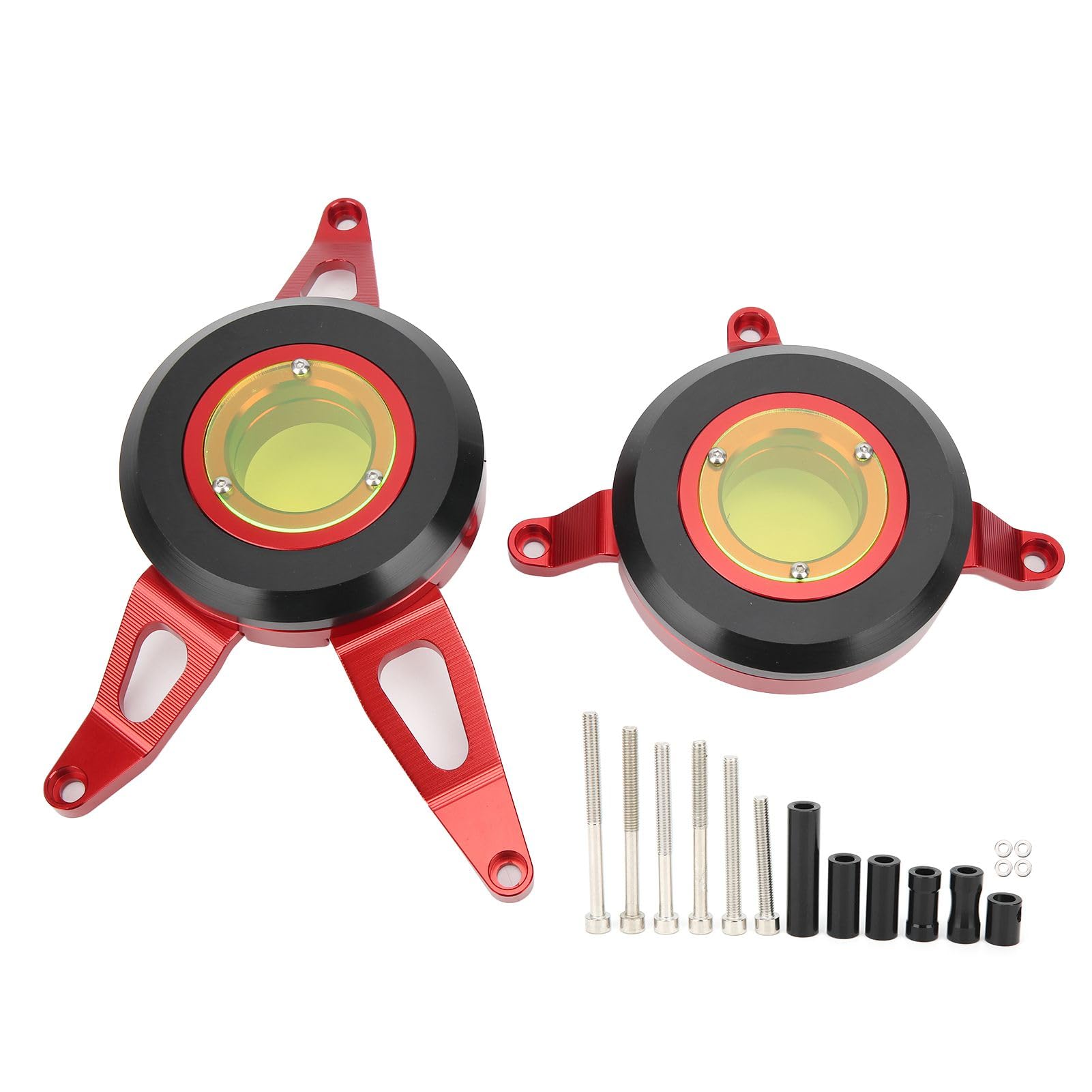 YUYTE Silnik Motocykla do CBR650F CB650R CBR650R Czerwona Obudowa ze Stopu Aluminium Łatwa Instalacja