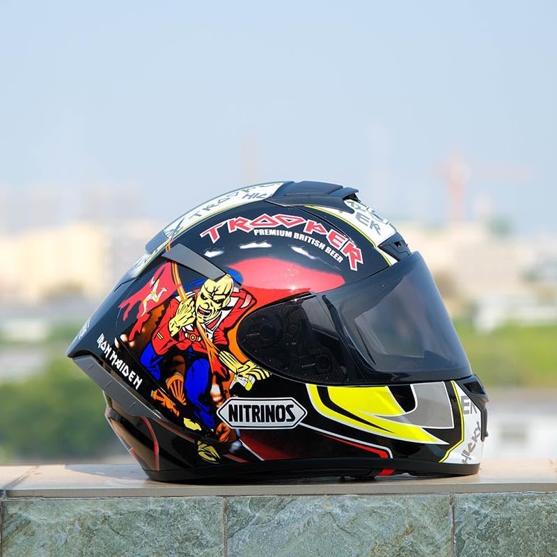 Miniatura 3 de Casco de motocicleta de cara completa X14 HICKYMAN Riding Motocross Racing Motobike Casco de Motocicleta