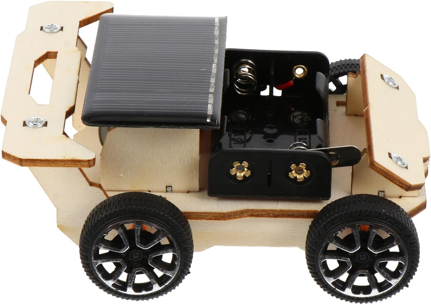 1Set Handmade Solar Energy Powered Science Car Educational DIY Kit for Solar Powered Fun Craft Project for Chemical Play