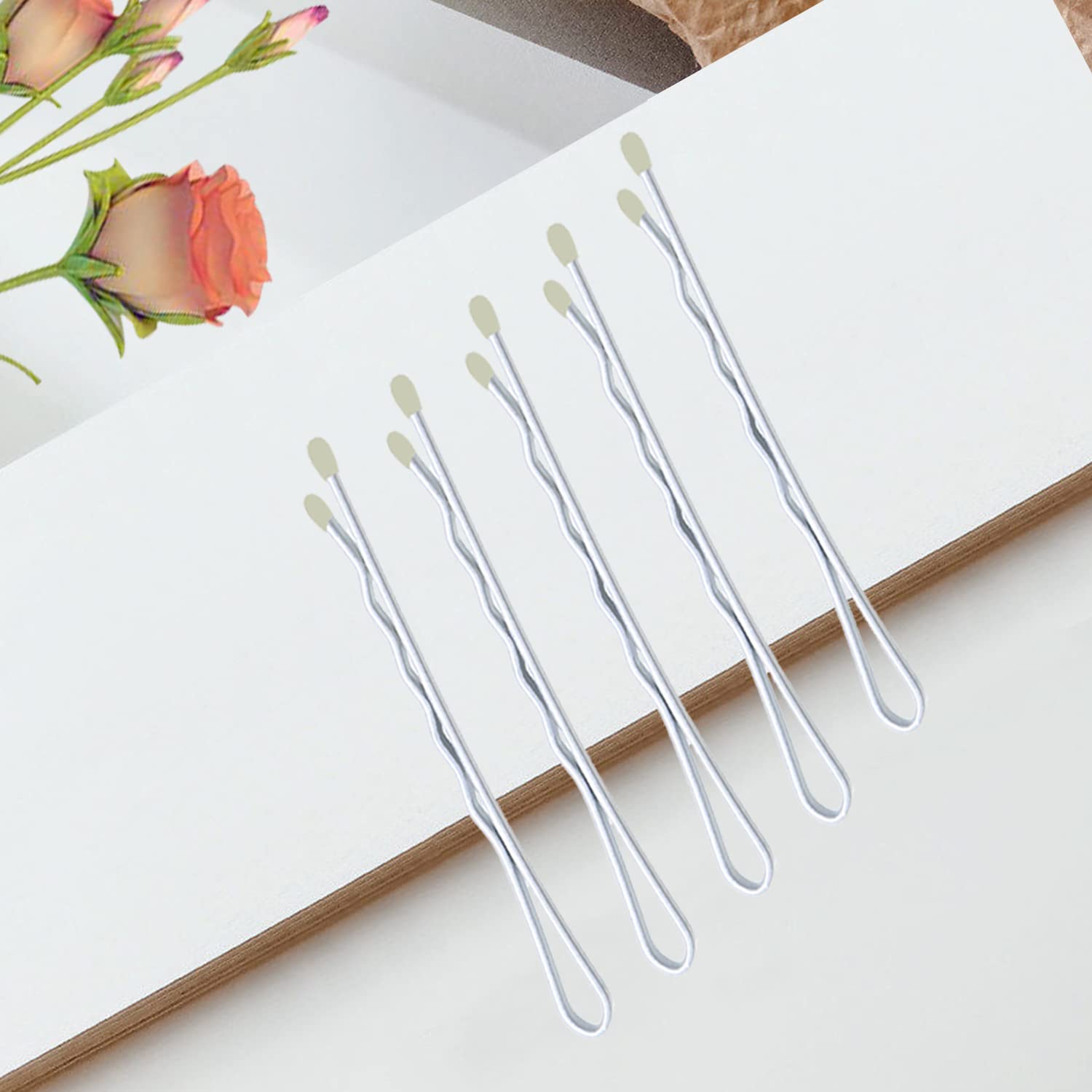 Metal Bobby Pins Silver 5cm Wavy Hairpins Bulk 260PCS Hair Accessories Amazon.com : Grey Bobby Pins, METLUCK 200Pcs Gray Hair Pins  main image 2