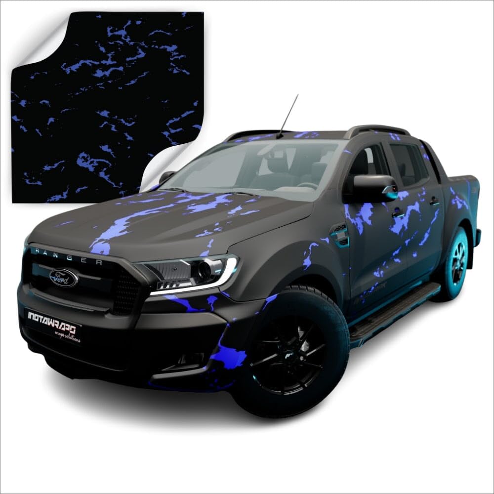 Avery Dennison Printed Marble Patterns | MR Vinyl Film Car Wrap Series | MR4405-M-54-AVERY | (Matte Finish) (53in x 1ft (4.41 Sq/ft)) w/Free Instawraps Pro-Wrapping Glove