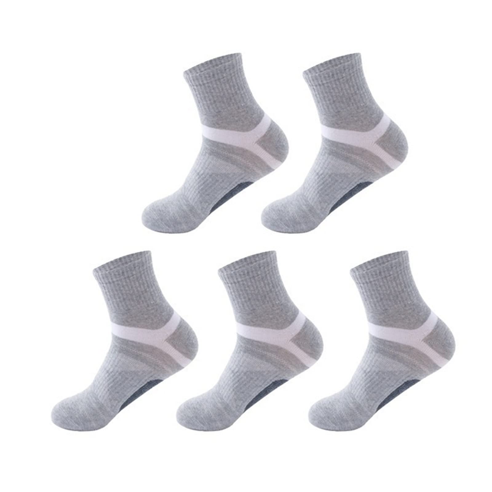PAXAS Calzini per Gli Uomini Cotone Autunno Uomini Calzini Running Inverno Casual Traspirante Attivo Calzini Stripe Sport Calzini (Color : 10, Size : EU 38-42.5)