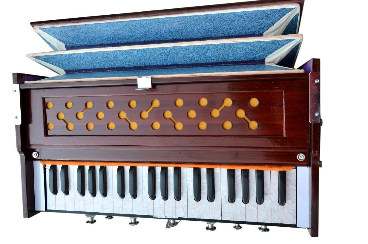 SG Musical 39 Key 2 Reed 440 Tuned Wood Basic Harmonium (Brown) Amazon.in Musical Instruments