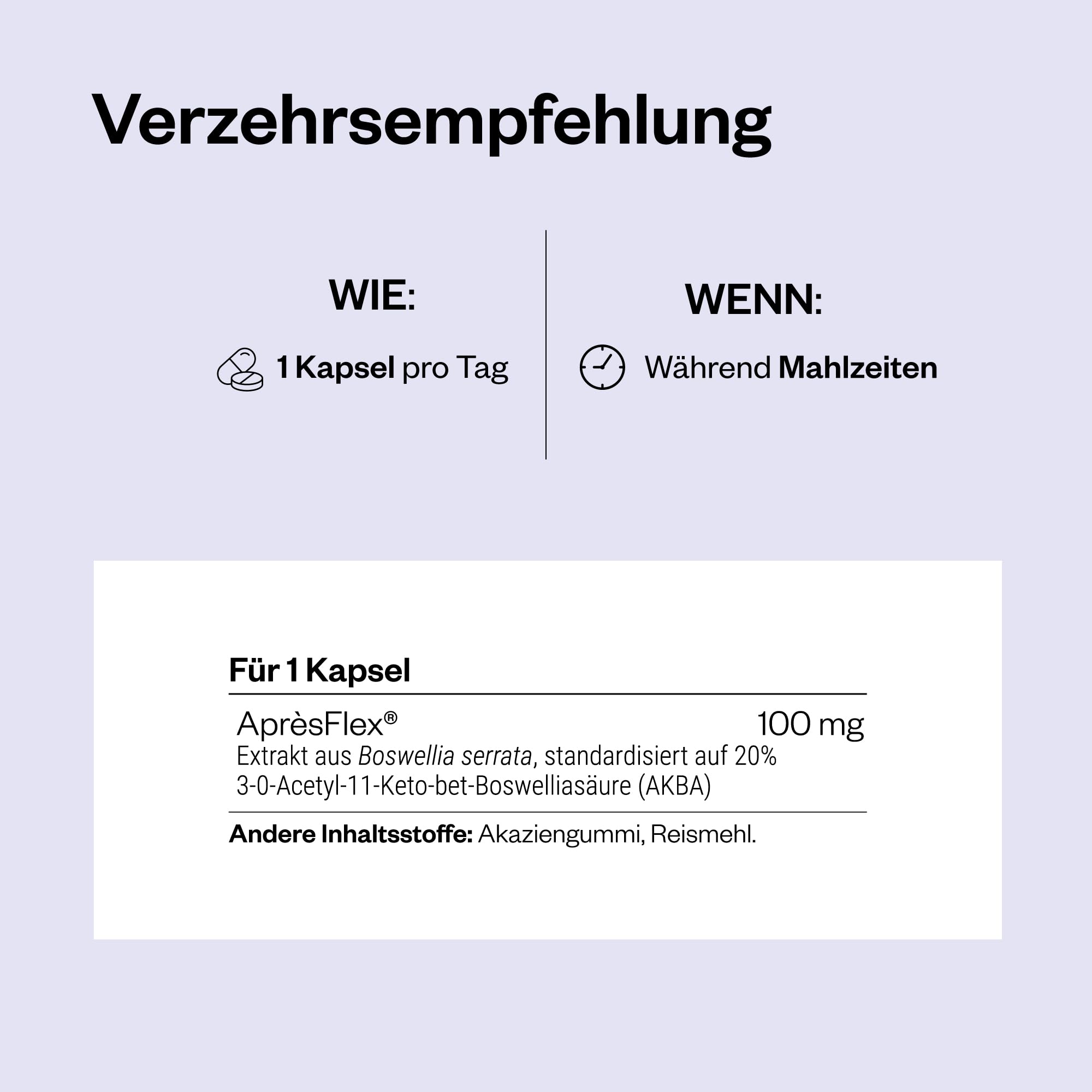 Super Boswellia – Standardisierter Extrakt aus Boswellia serrata mit 20% AKBA – Hohe Bioverfügbarkeit – Vegan – SuperSmart