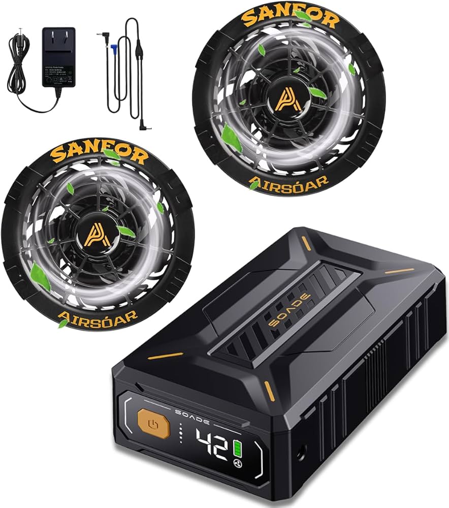 52V 超暴風 ファンバッテリーセット 40500mAh大容量バッテリー 最強 Amazon.co.jp: 【2025年暴風新登場 52V超高出力】 ファン
