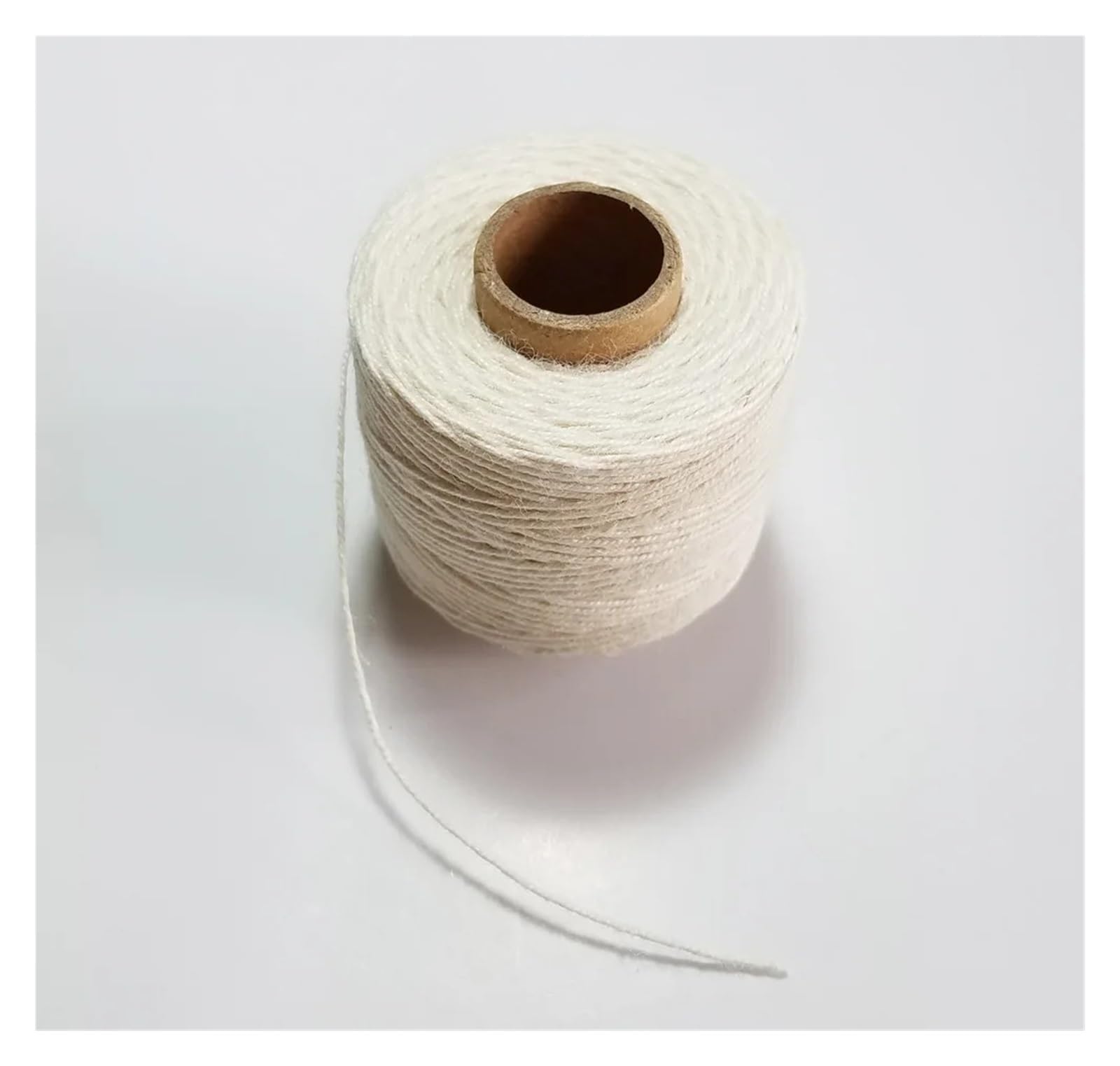 Cuerda de lino natural para macramé y embalaje resistente de 3 cabos 100m