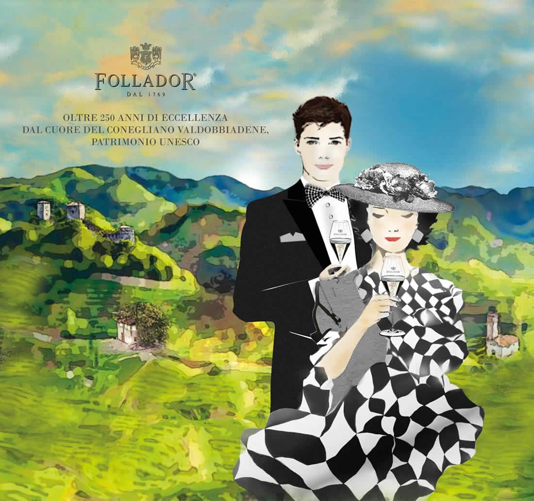 Follador Prosecco DOC Treviso, Vino, Espumoso, Italia