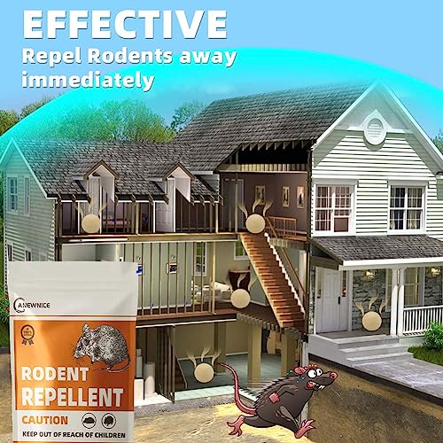 Rodent Repellent, Mouse Repellents, Mice Repellent, Peppermint Oil to Repel Mice and Rats, Natural Rat Deterrent for House/RV/Boat/Shed/Cabin, Pest Control Indoors, Mice Away-8P - Thumbnail 6