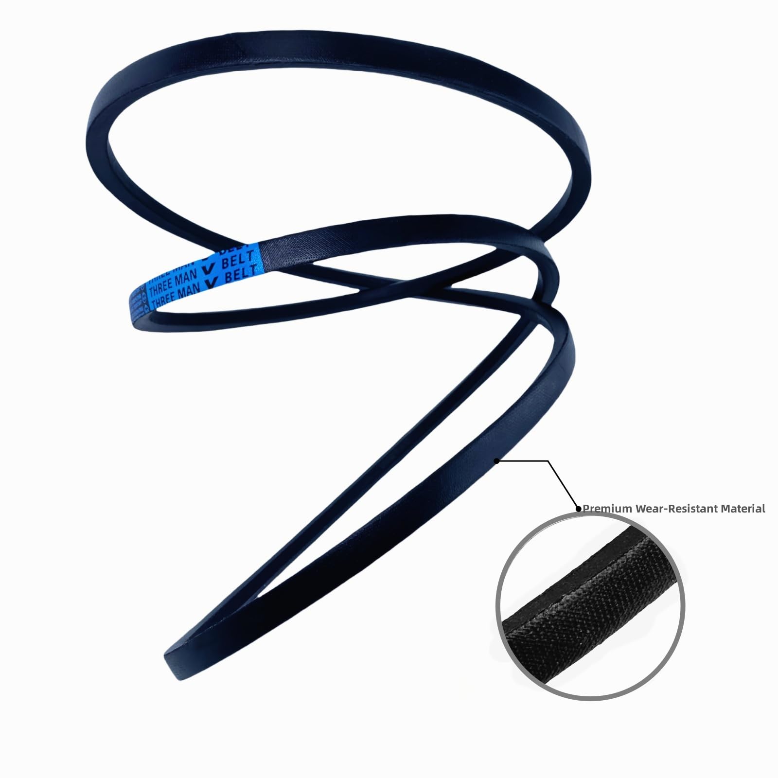 Rasenmäher-Deckriemen 954-04325 – Ersatzriemen Für MTD, Cub Cadet, Simplicity (1,27 Cm X 317,5 Cm)