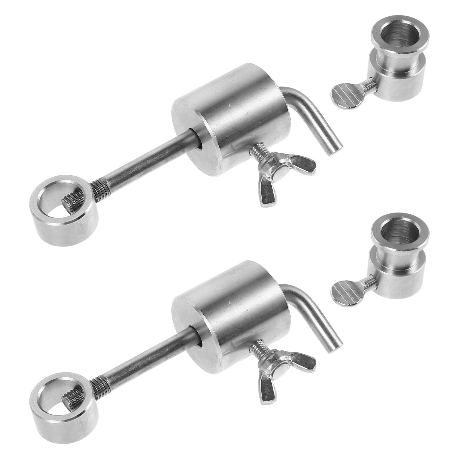 Bloque limitador para asador de acero inoxidable con contrapeso de barbacoa juego de 2