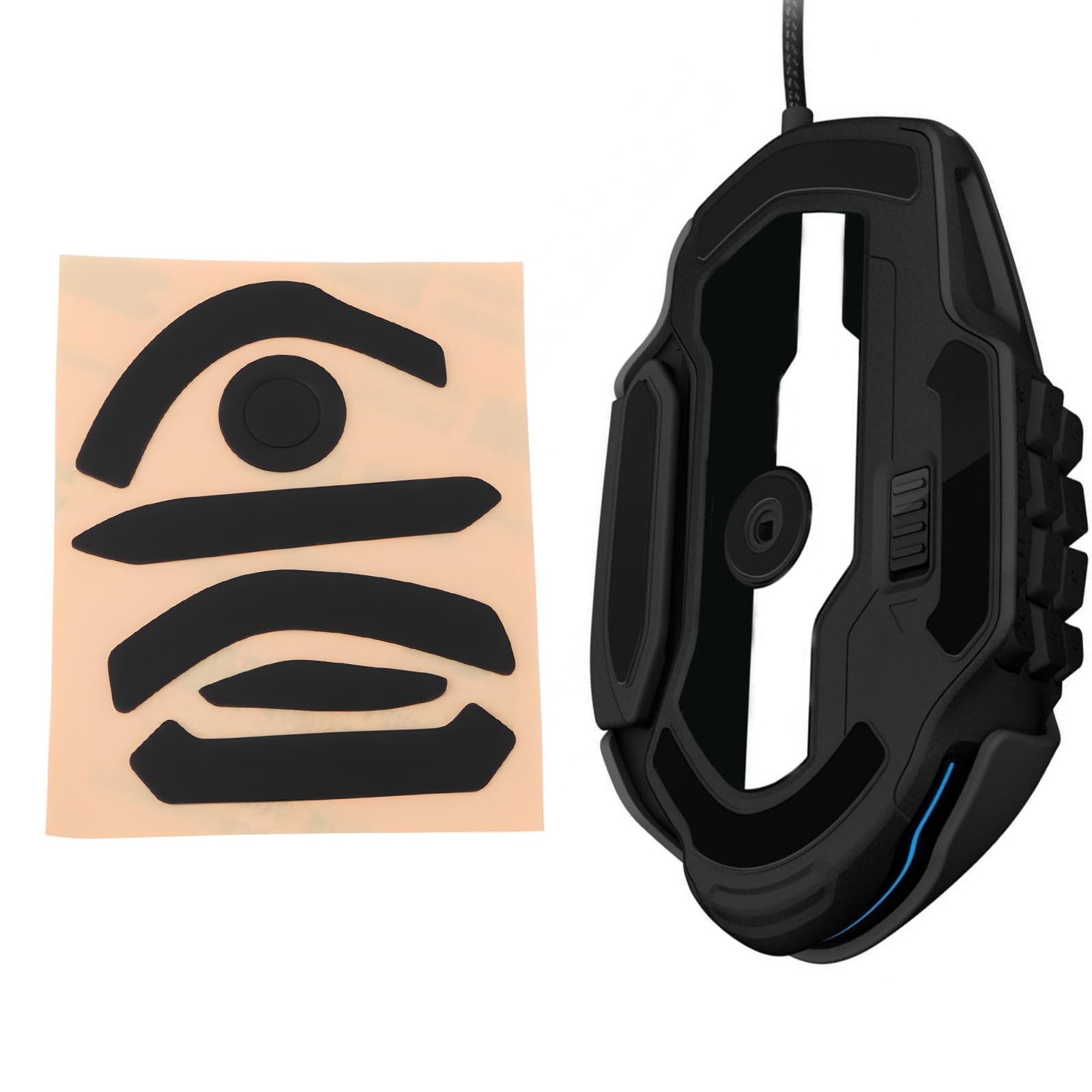 OTOTEC 2 zestawy podkładek pod nóżki myszy kompatybilne z naklejkami na stopy myszy Roccat Nyth PTFE