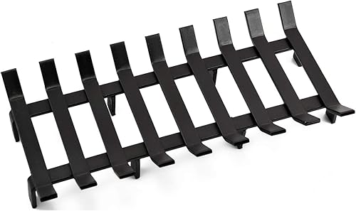 Miniatura 2 de Hi Flame Rejilla de leña para jardín y hogar, de acero sólido, resistente, para interiores, para herramientas de leña, para exteriores, hierro