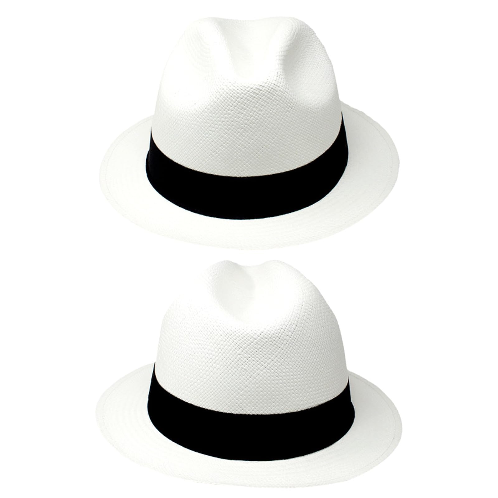 Gamboa Originale Cappello Panama di Paglia per Uomo e Donna Cappelli Borsalino da Sole Protezione Solare UPF 50+