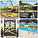 Marlaaiorg Caution Tape 3 Inch x 330 Ft Heavy Duty Safety Barrier Tape Weatherproof & Reusable for Construction Safety Zones Crime Scenes Reflective Halloween Decor Hazard Marking & Events