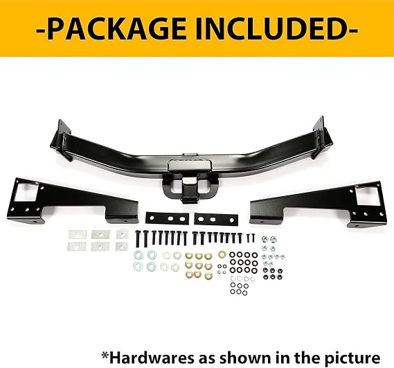 ECOTRIC Class 5 Trailer Tow Hitch W/2-Inch Receiver Compatible with 2001-2010 Chevrolet Silverado 2500HD 3500HD (6.5 Short Bed) Compatible with 2001-2010 GMC Sierra 2500HD 3500HD(6.5 Short Bed)