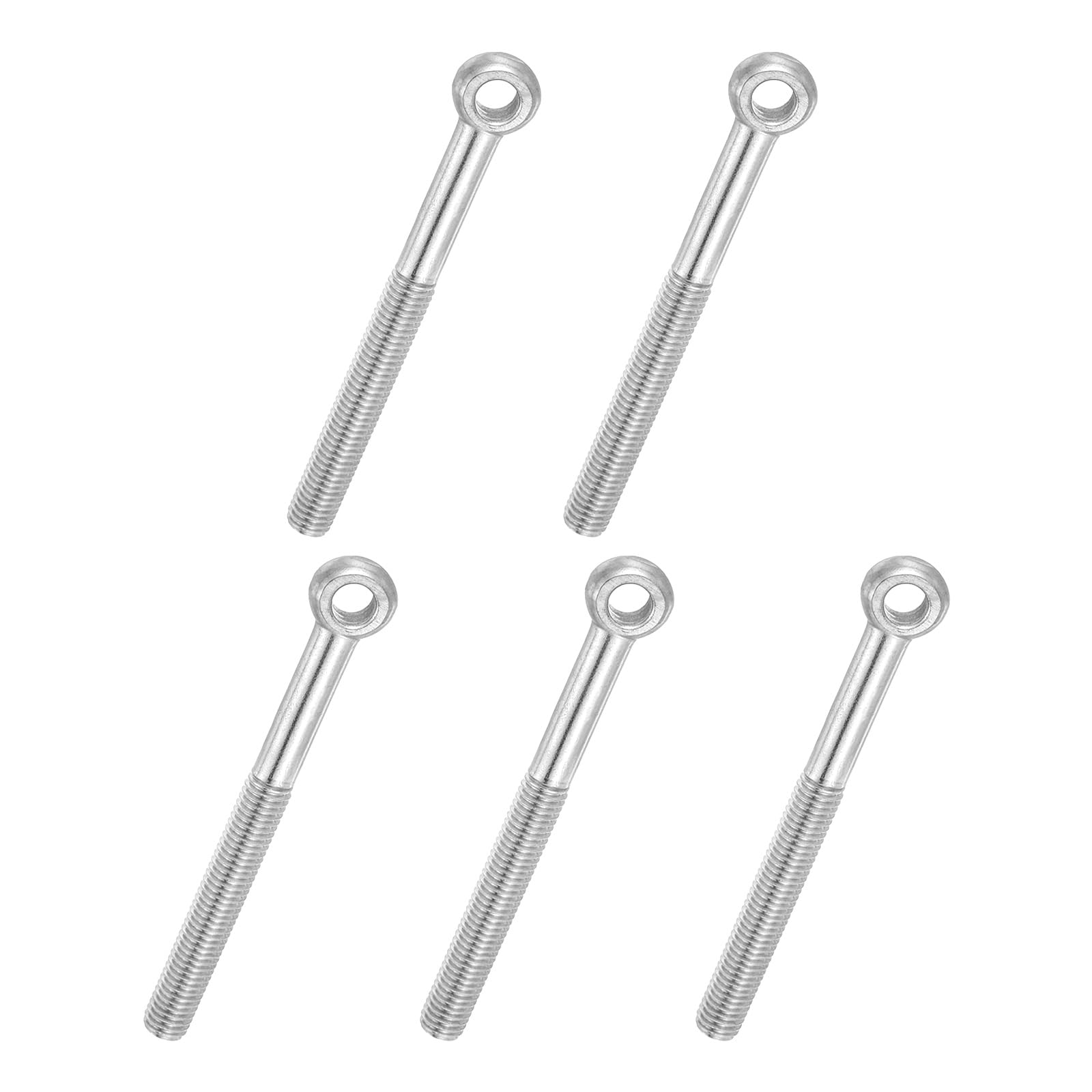 PATIKIL 5 Pcs M10x90mm Shoulder Swing Lifting Eye Bolt