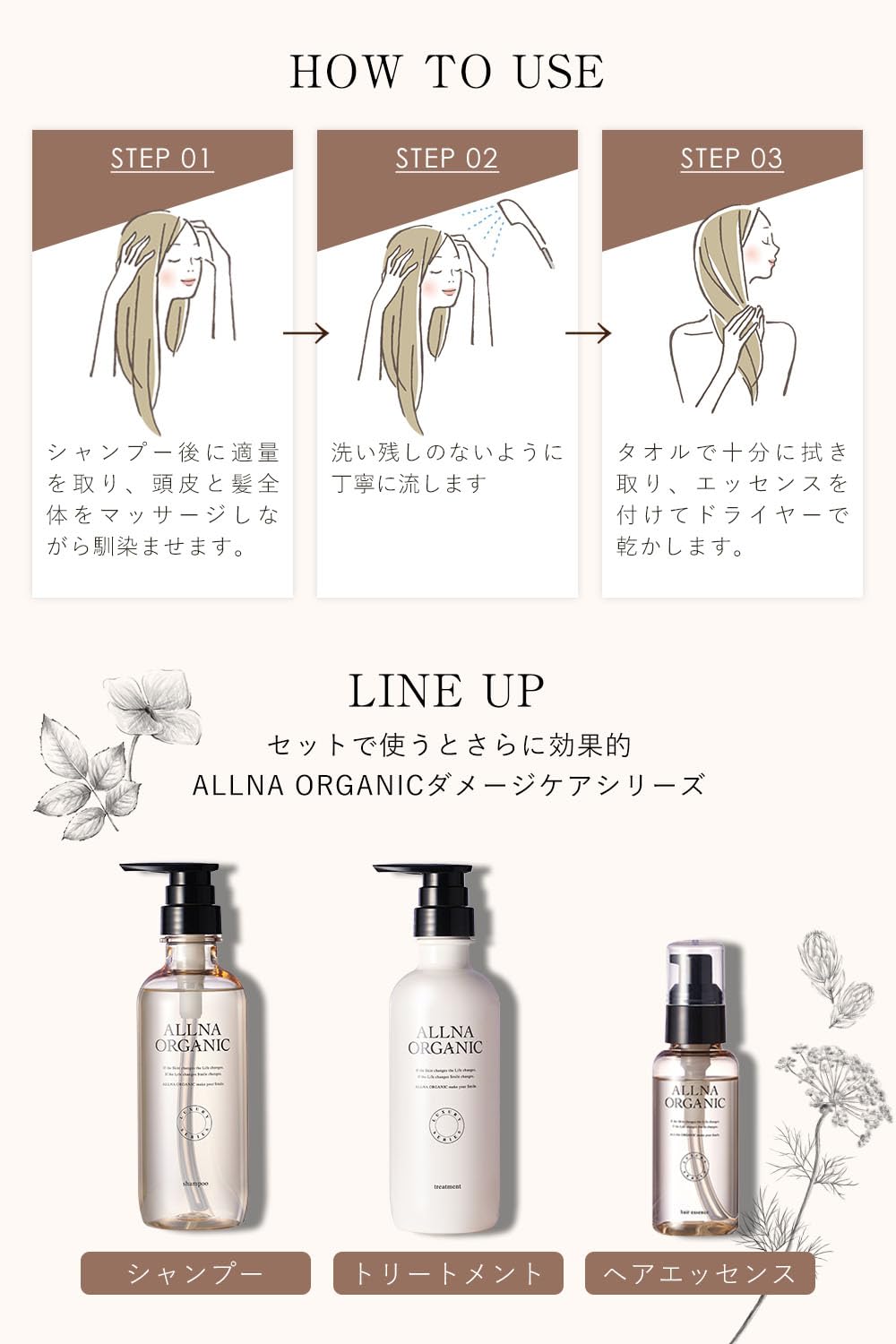 Amazon.co.jp: [ 香るサラツヤ美髪 ] オルナ オーガニック