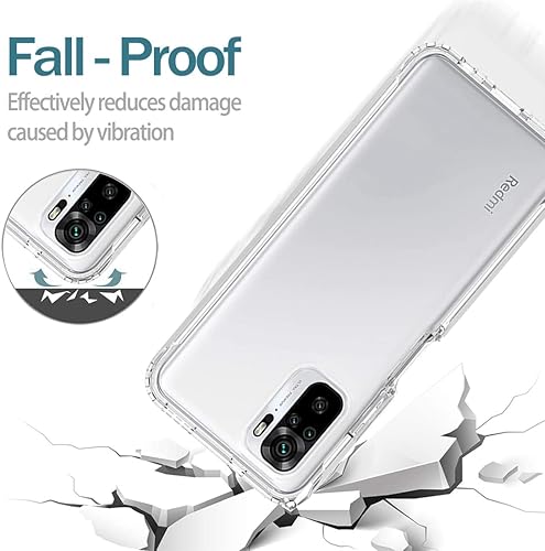 Miniatura 7 de Funda para Redmi Note 10 (4G)/para Redmi Note 10S Caso con Protector de Pantalla de Vidrio Templado Suave 360 Cuerpo Completo a prueba de golpes