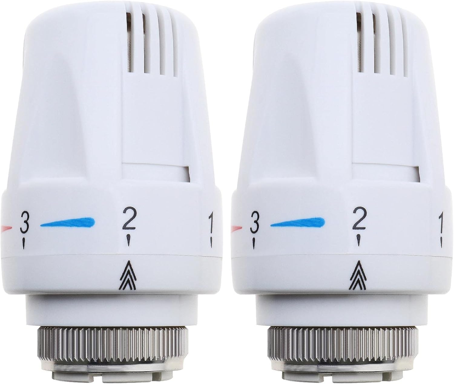 2PCS Thermostatic Radiator Valve Professional TRV Thermostat Head M30 x