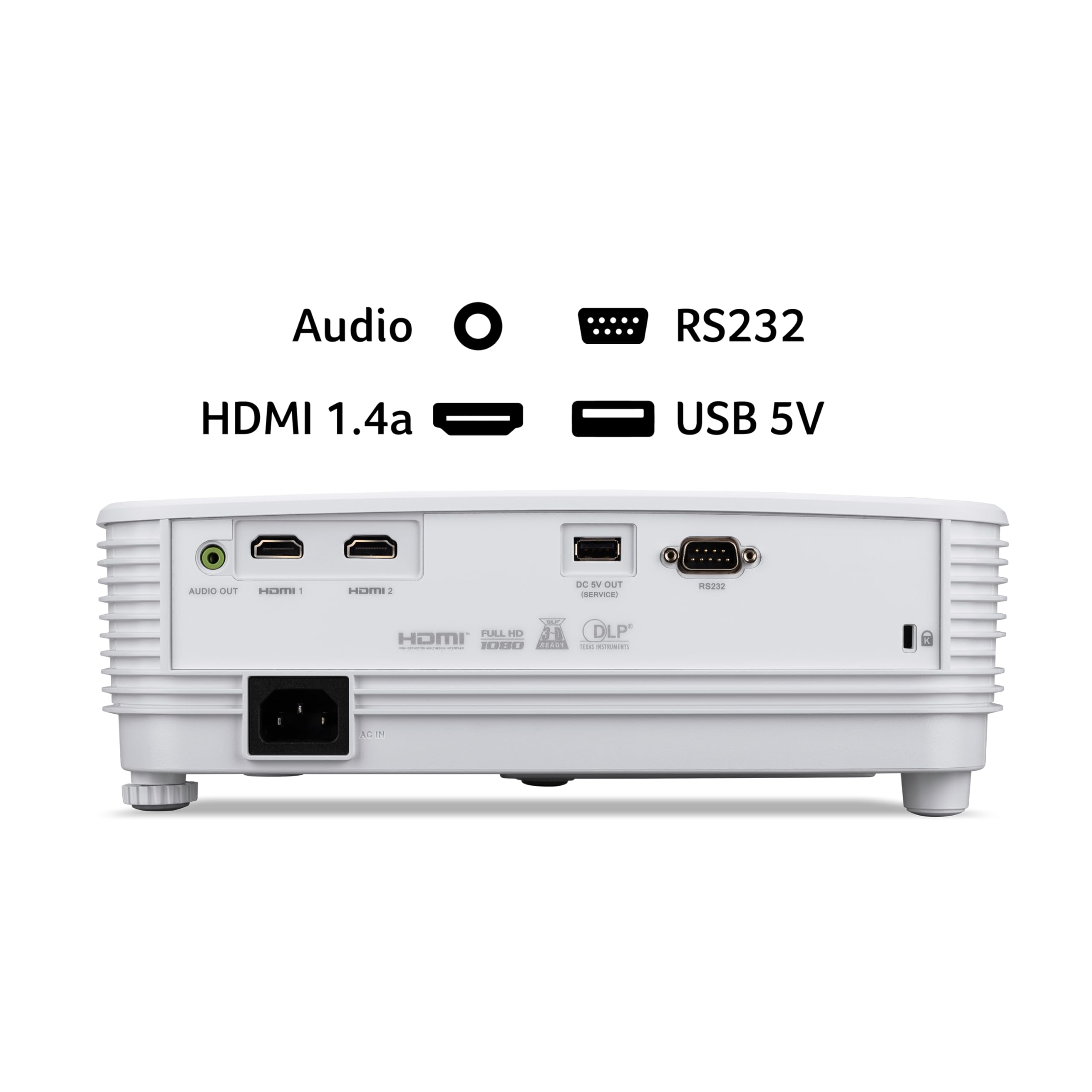 Acer Business & SOHO Lamp, H6542, projektor kina domowego, FHD/QHD, biały