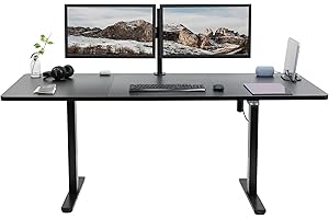 Electric Height Adjustable Standing Desk 70 inch