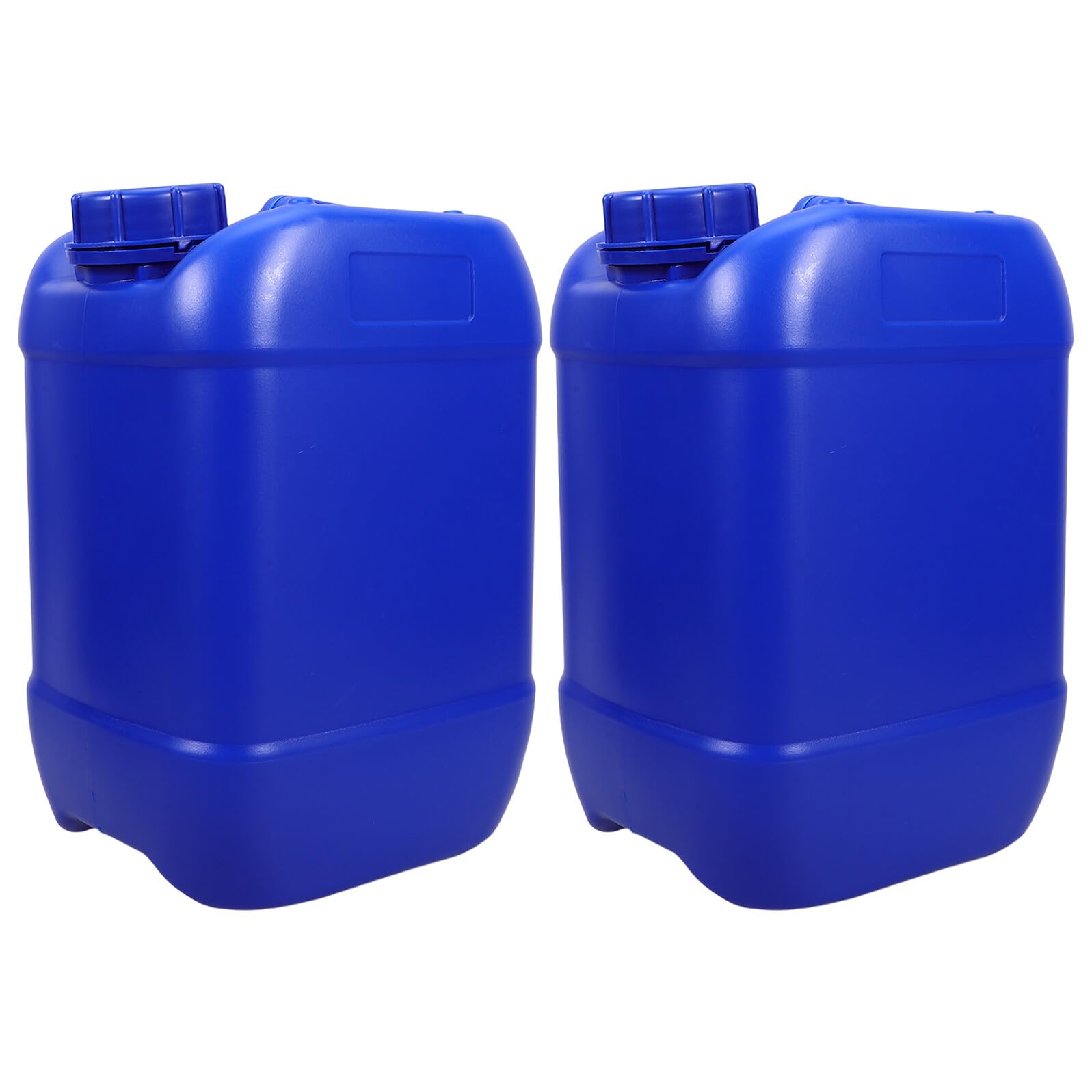 2 Stück Pack 5L Flüssigkeitsbehälter mit Griff Auslaufsichere Kunststoffkanister mit Deckel Stapelbare Wasser und Milchkanister für Camping und Garten