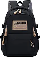 Mochila Masculina Feminina Notebook Viagem Trabalho Escola Escolar Preta Grande Impermeável Reforçada Resistente Passeio Casual
