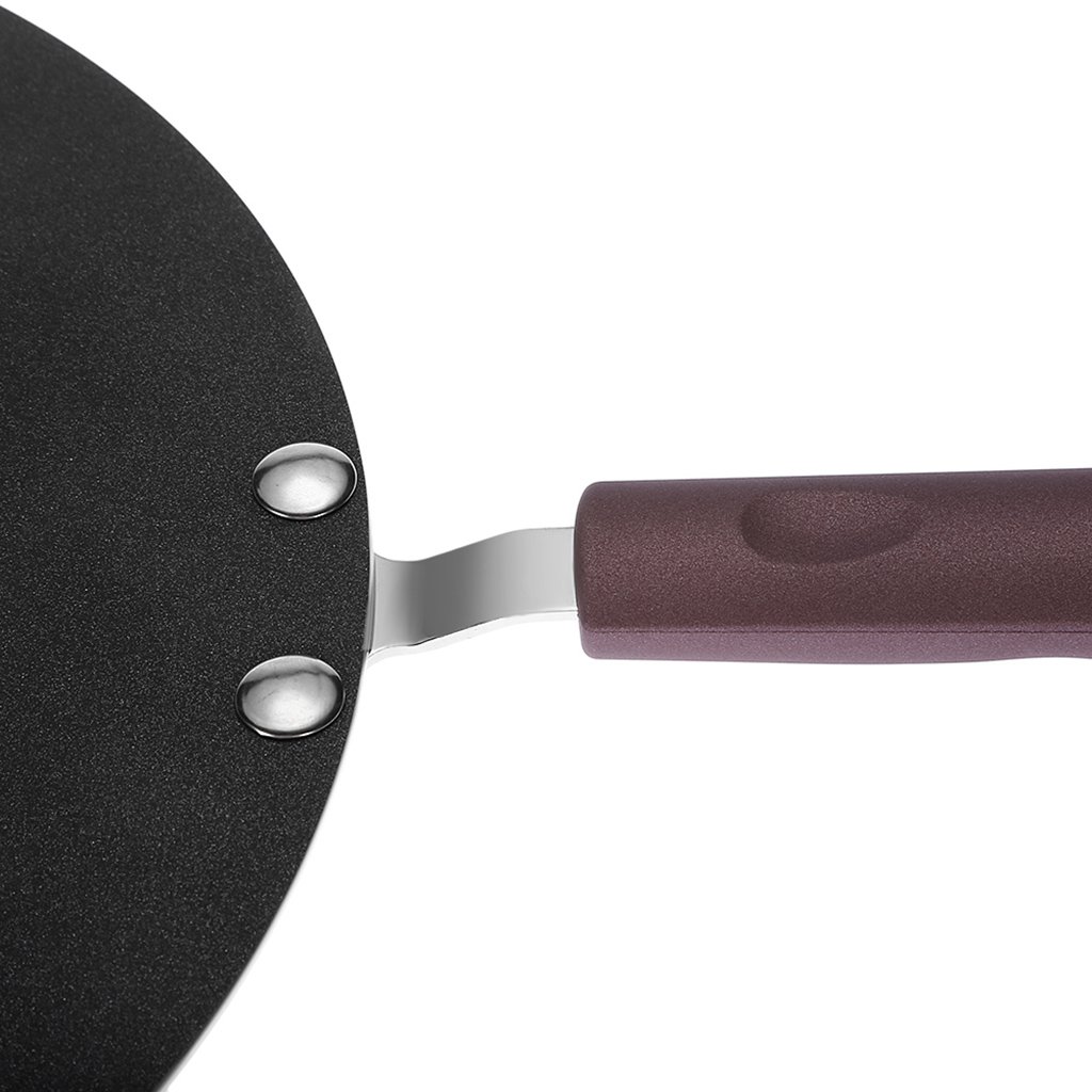 30 cm Antihaft Crêpe Pfanne, Tawa, Tava, Chapati Form, Kuchenform, aa Schwarz